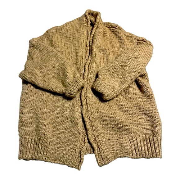 BDG Wool Blend Open Front Chunky Cable Sweater - Picture 1 of 7